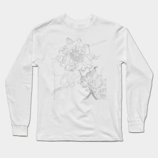 Japanese Anemone Long Sleeve T-Shirt